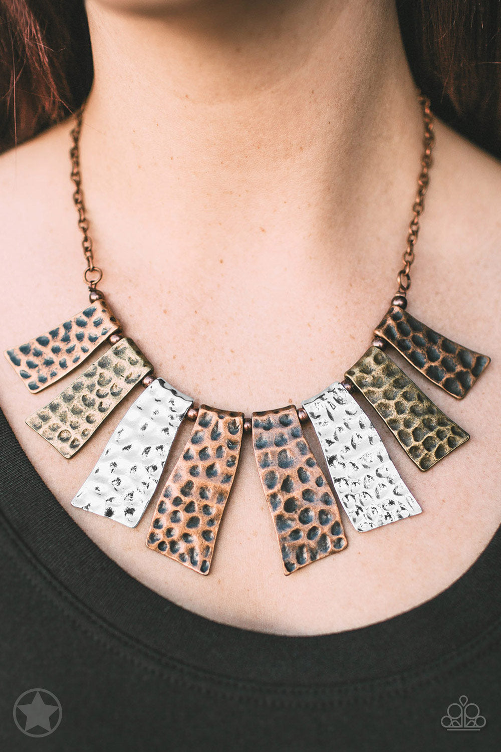 A Fan of The Tribe-Copper Necklace