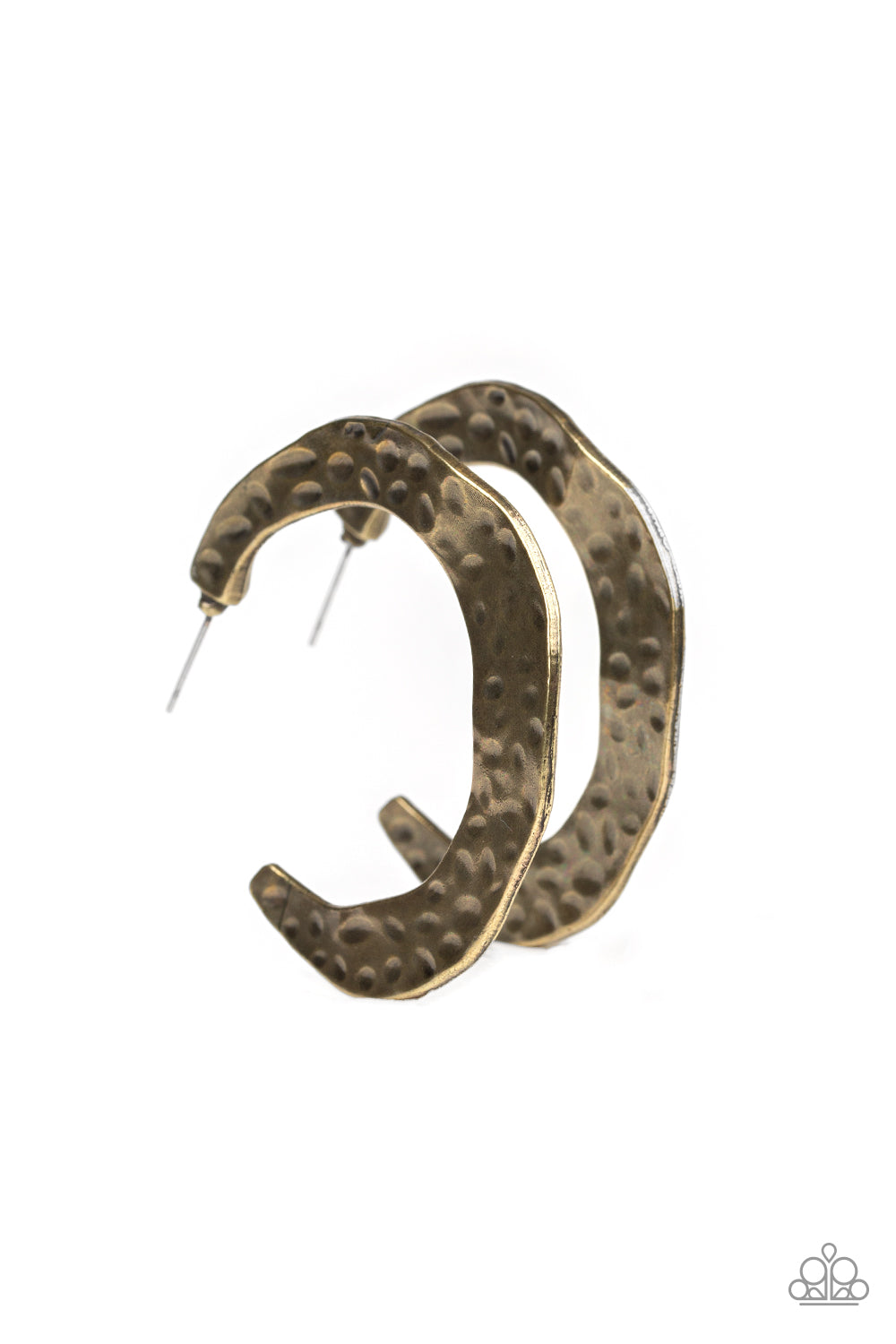 The HOOP Up-Brass Hoop Earring