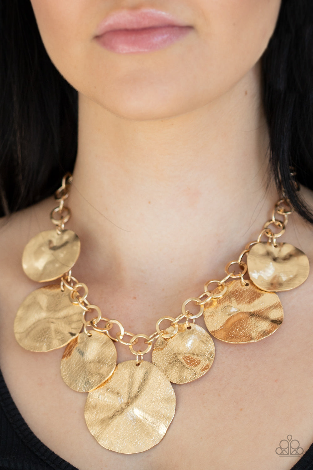 Barely Scratched The Surface-Gold Necklace