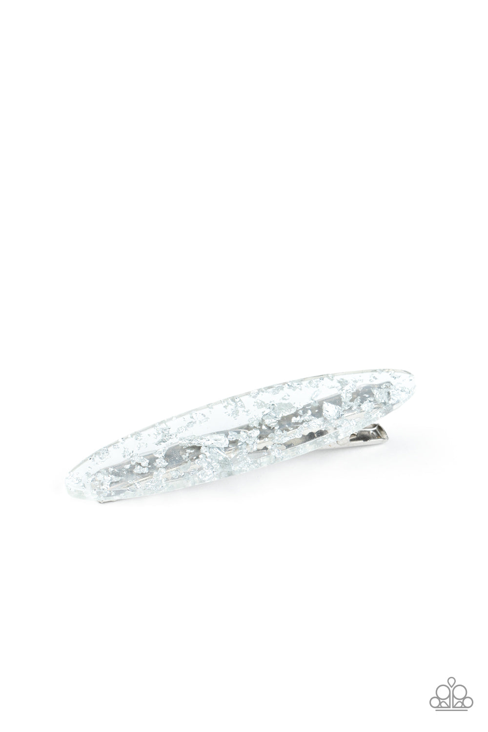 Confetti Couture-Silver Hair Clip
