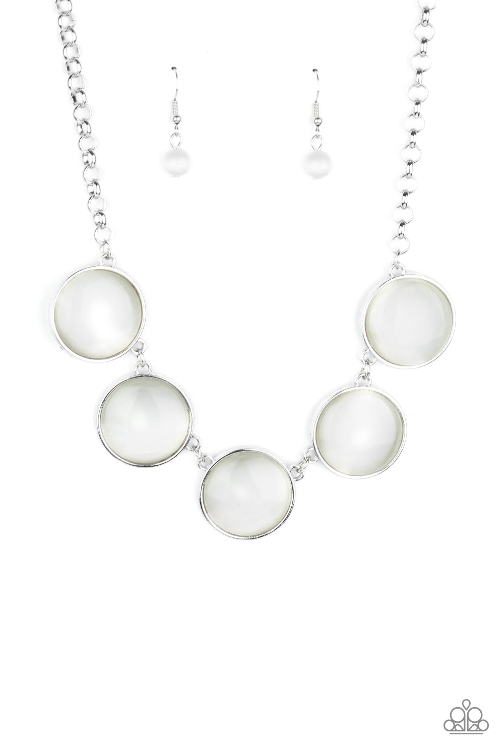 Ethereal Escape-White Necklace