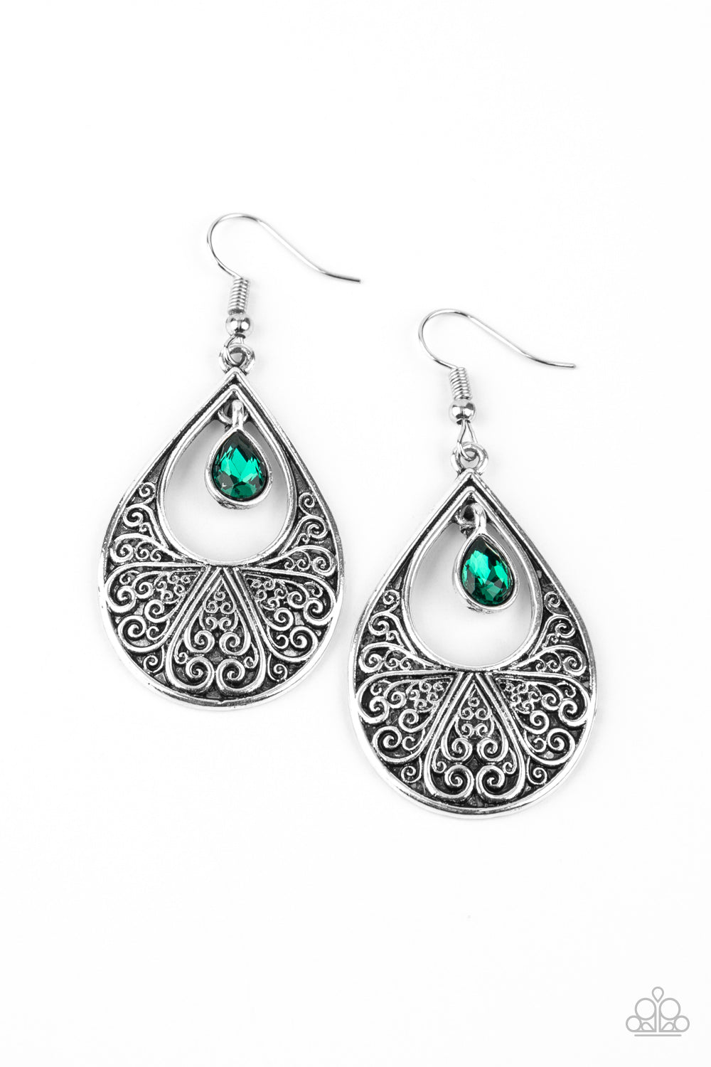 Garden Magic-Green Earring