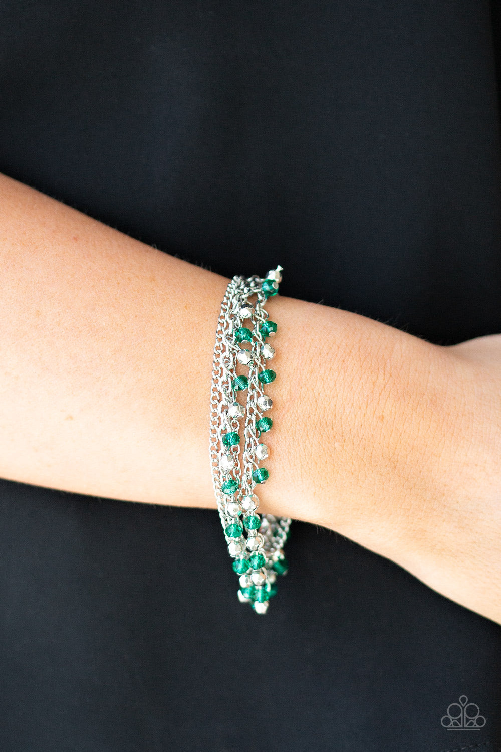 Cash Confidence-Green Bracelet
