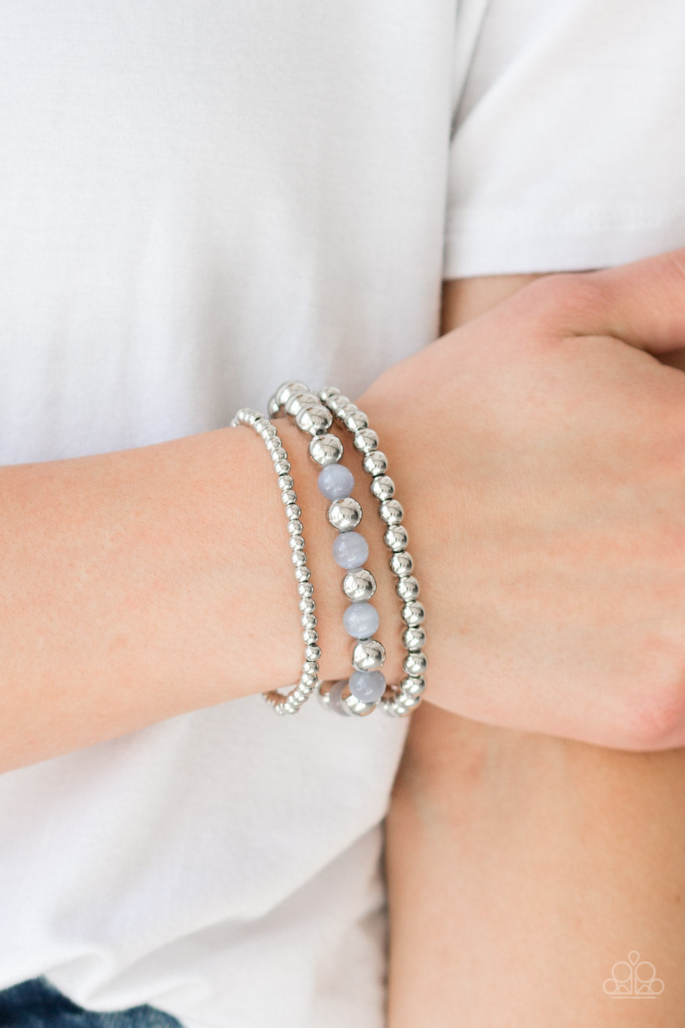 Always On The Glow-Silver Bracelet