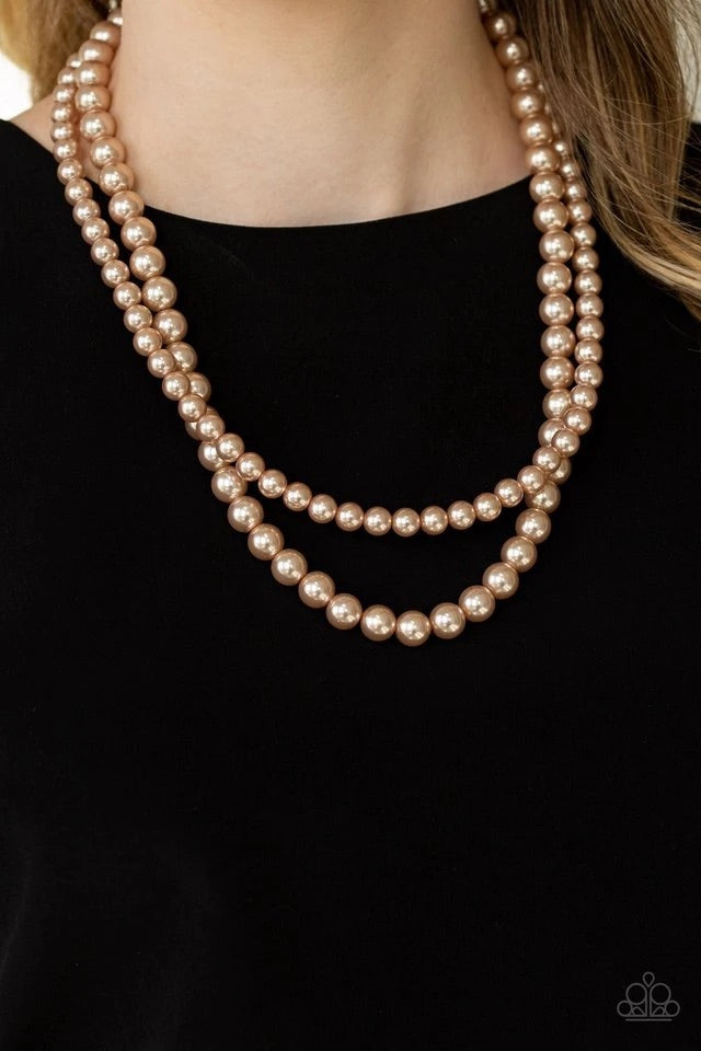 Woman Of The Century-Brown Necklace