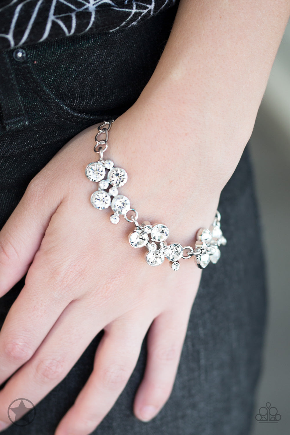 Old Hollywood-White Bracelet