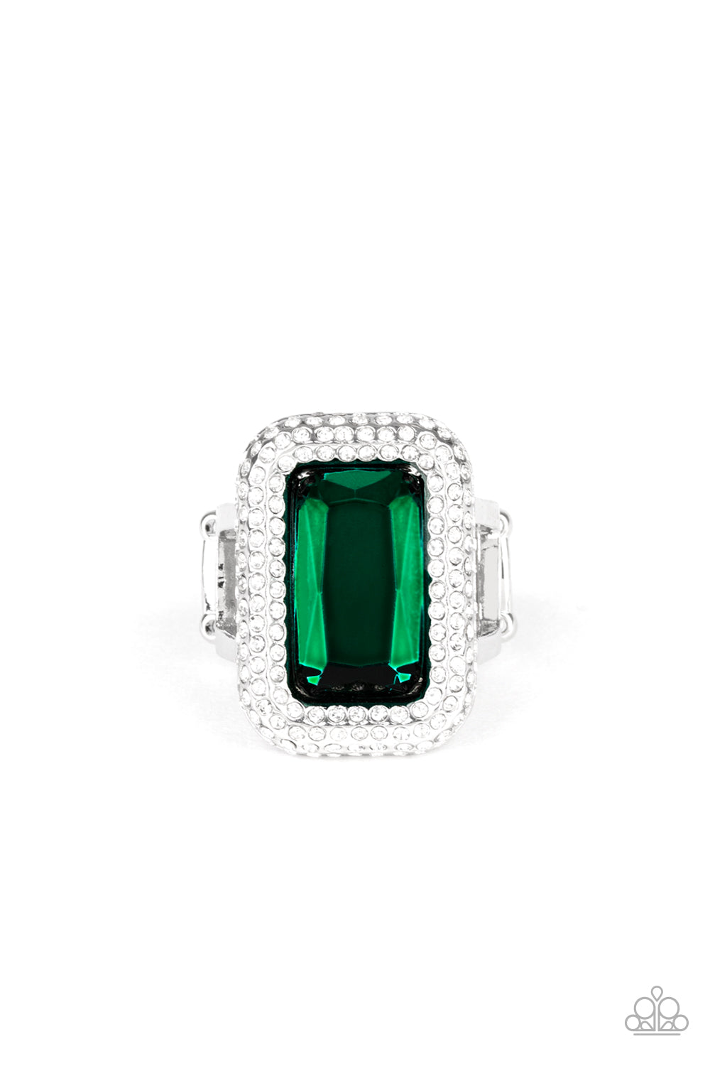 A Grand STATEMENT-MAKER-Green Ring