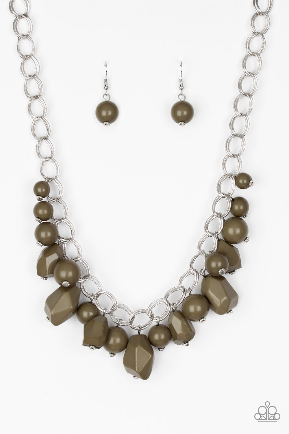 Gorgeously Globetrotter-Green Necklace