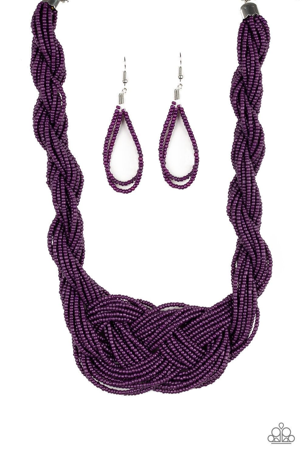 A Standing Ovation-Purple Necklace