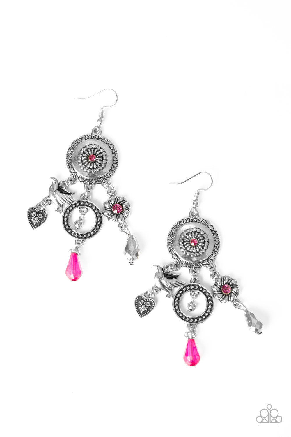 Springtime Essence-Pink Earring