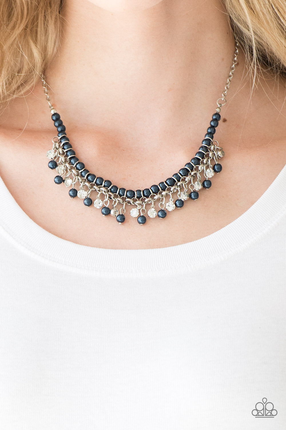 A Touch of CLASSY-Blue Necklace