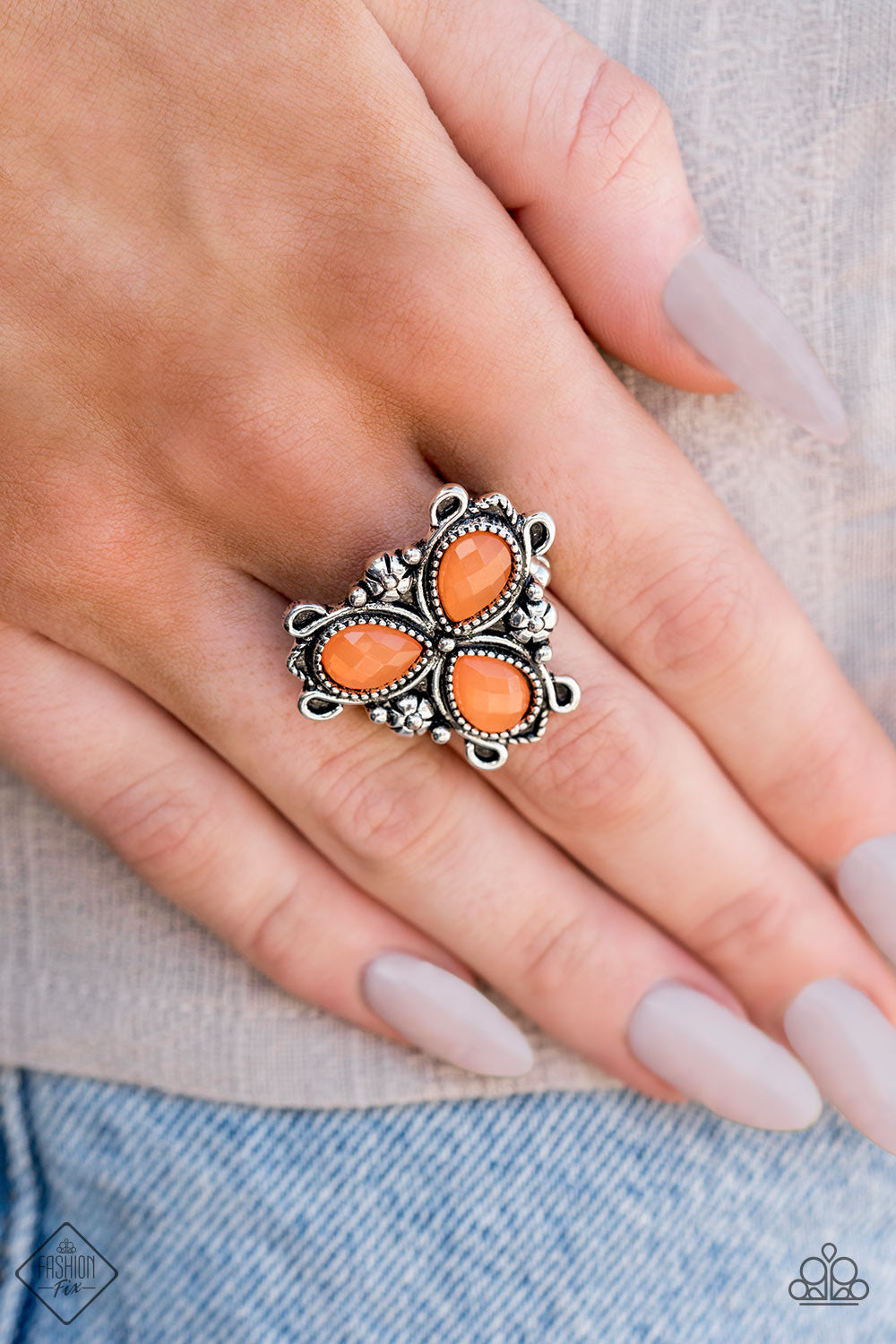 Ambrosial Garden-Orange Ring