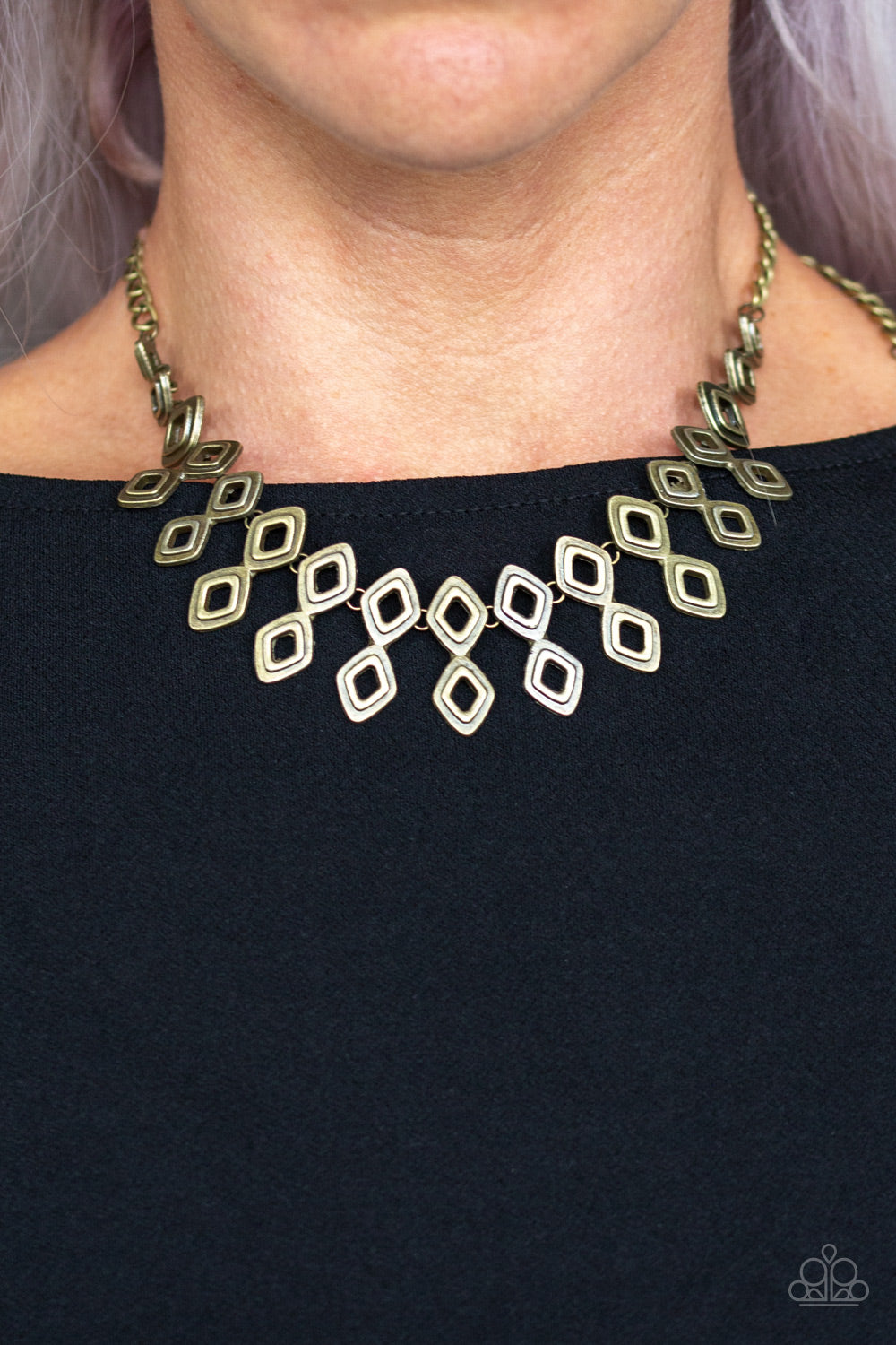 Geocentric - Brass Necklace