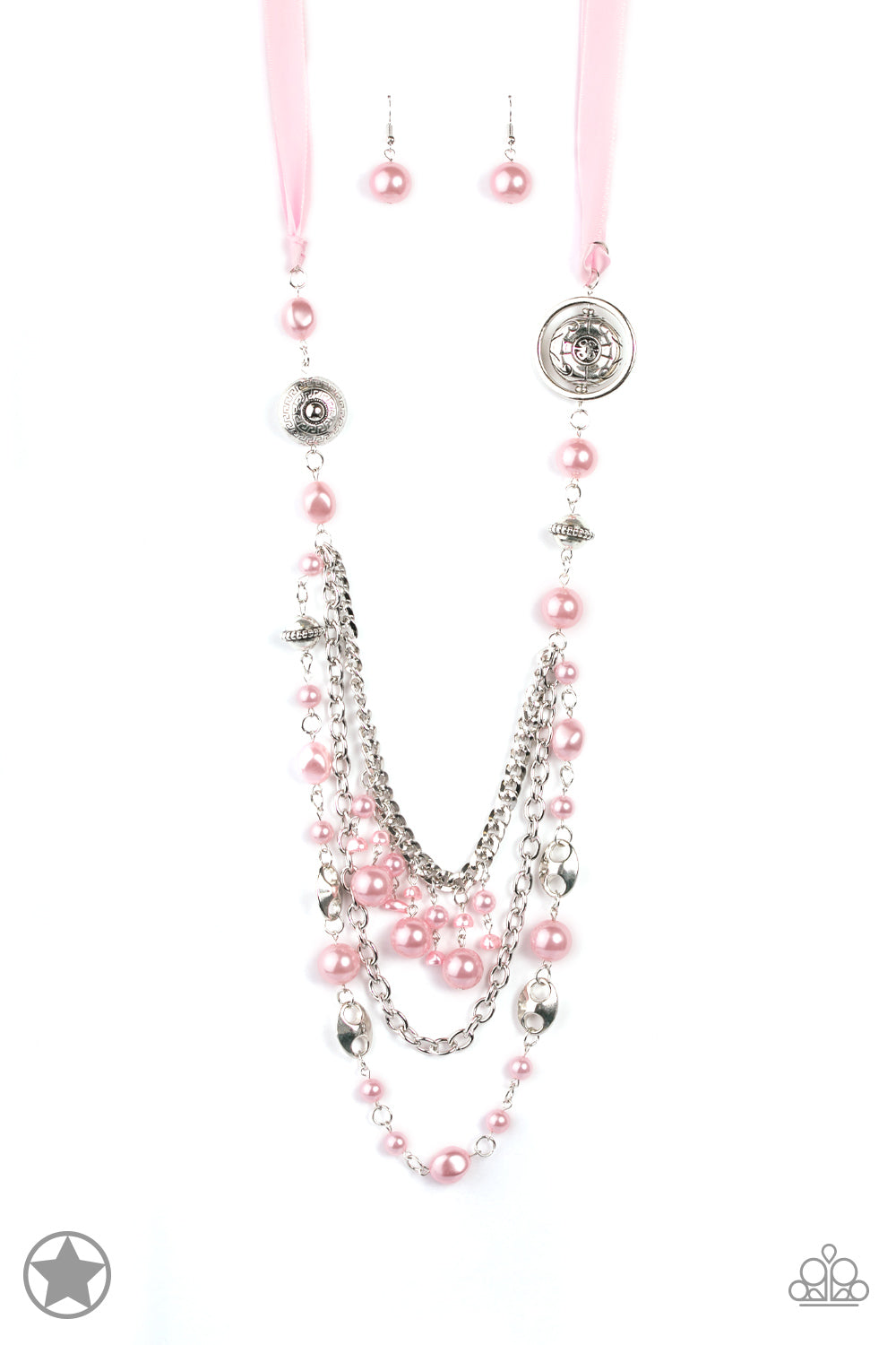 All The Trimmings-Pink Blockbuster Necklace