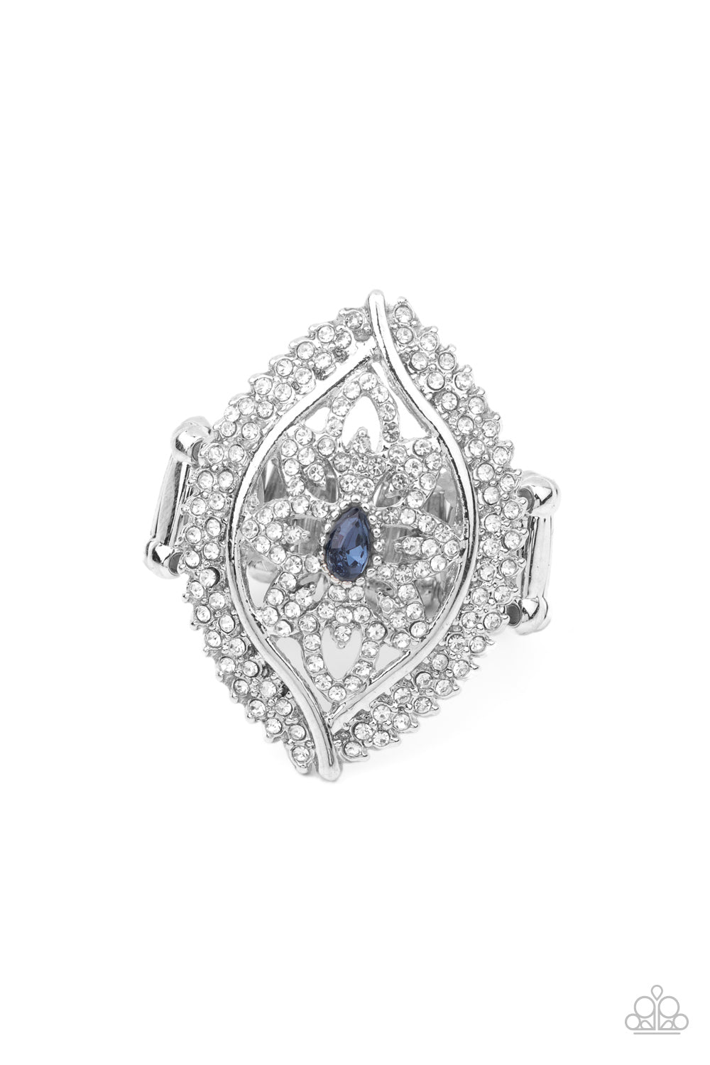 Glammed Up Gardens-Blue Ring