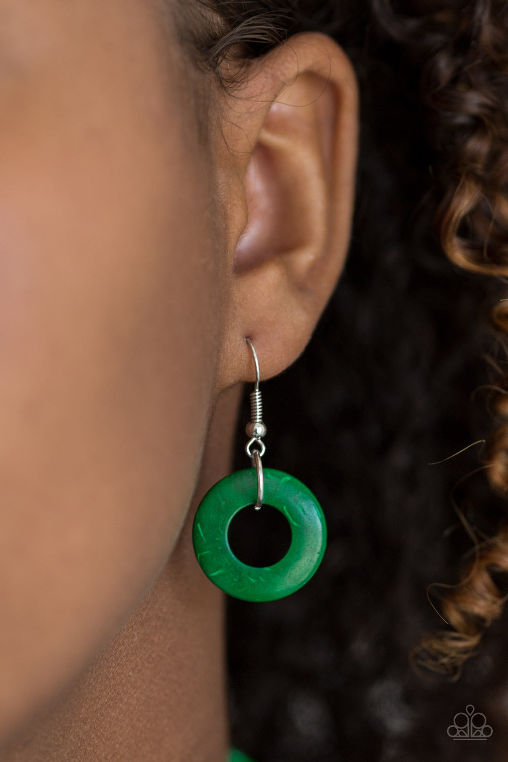 Waikiki Winds-Green Necklace