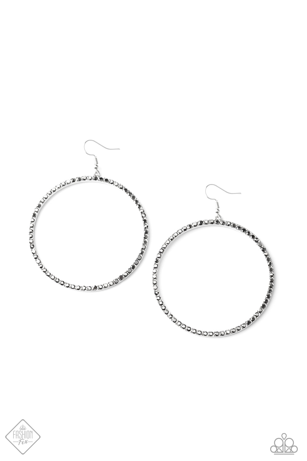 Wide Curves Ahead-Silver Earring