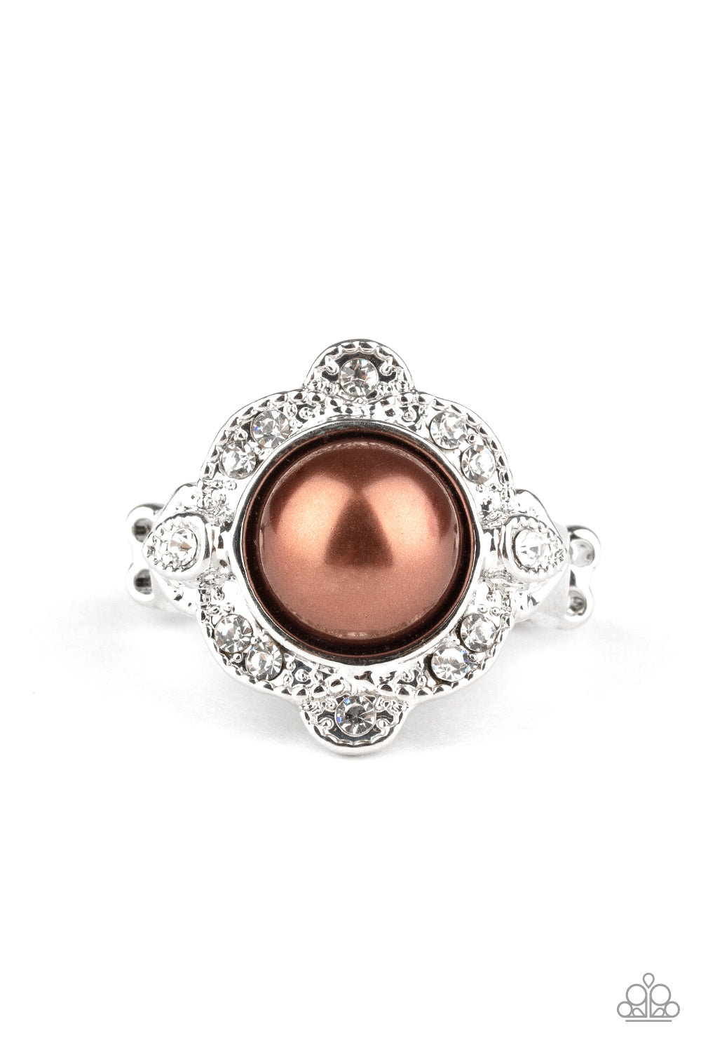 Ornamental Opulence-Brown Ring