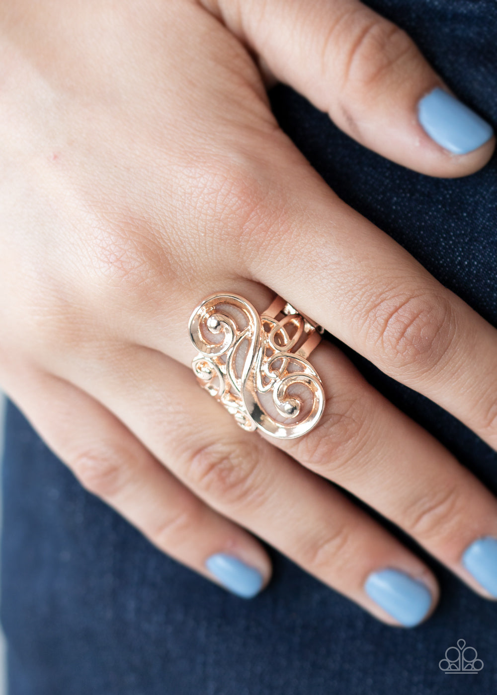 Musical Motif-Rose Gold Ring