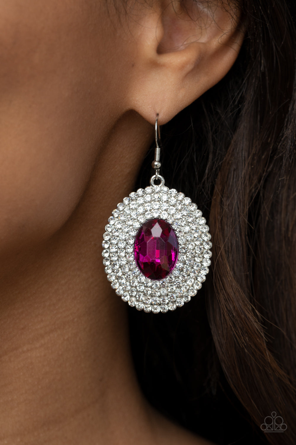 FIERCE Field - Pink Earring
