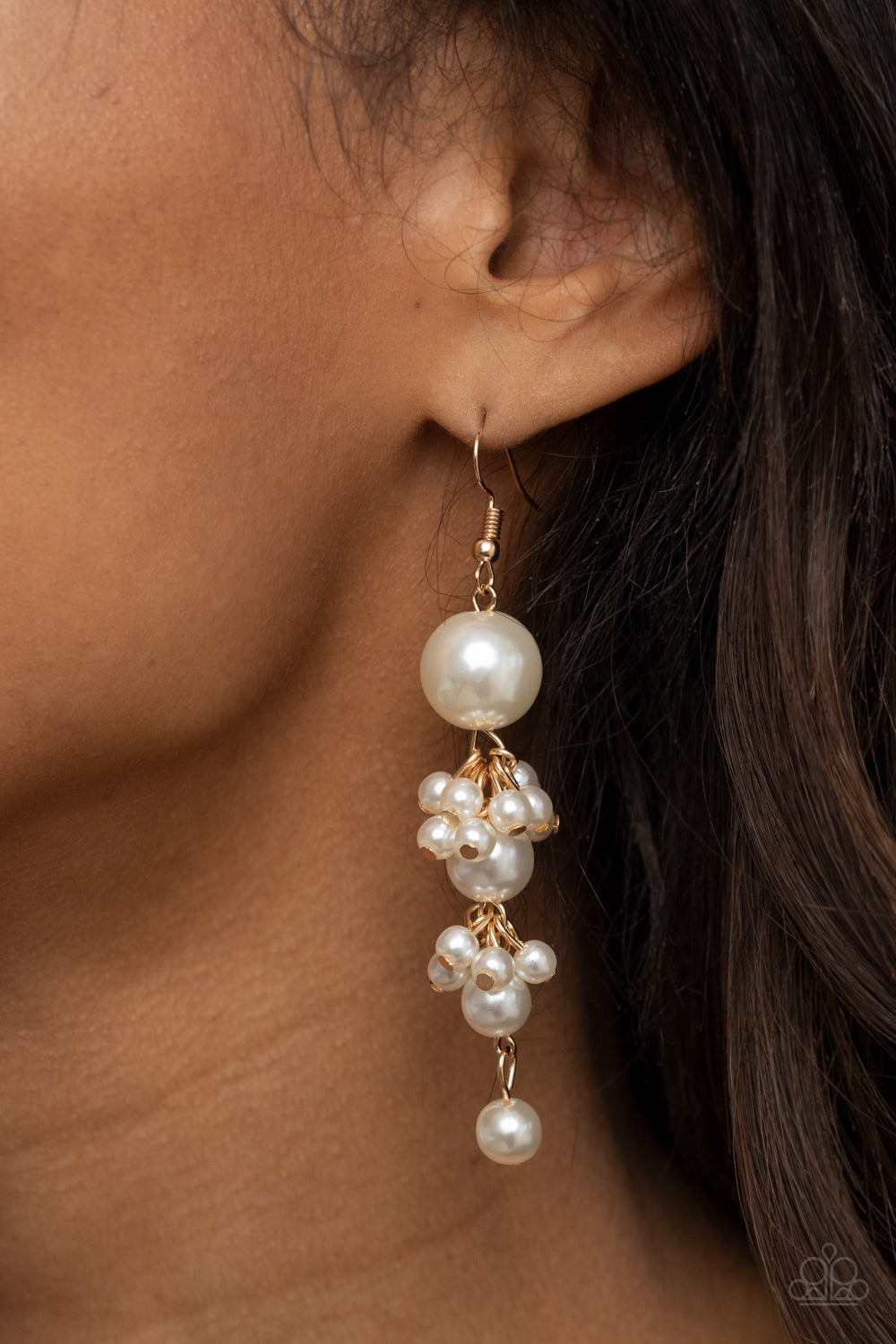 Ageless Applique - Gold Earring
