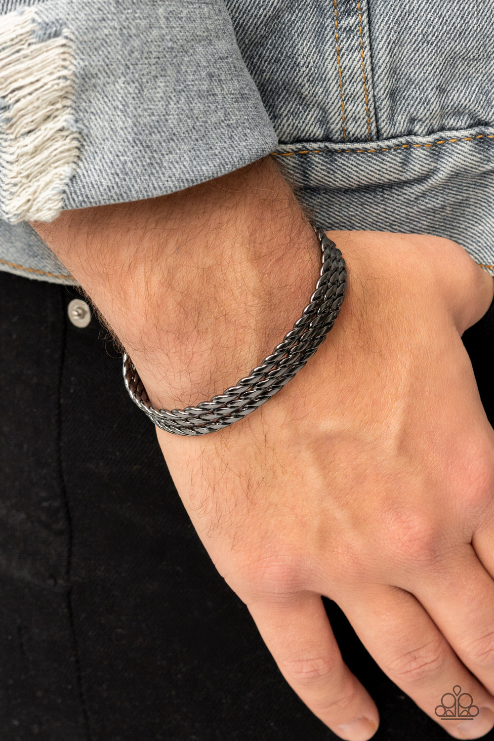 Line of Scrimmage - Black Bracelet