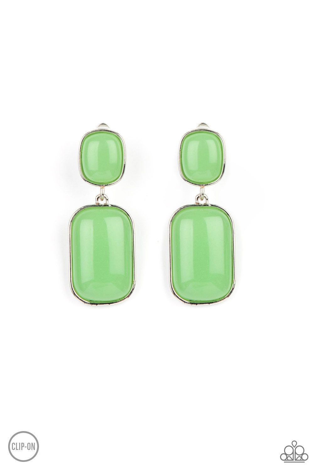 Meet Me At The Plaza - Green Earring