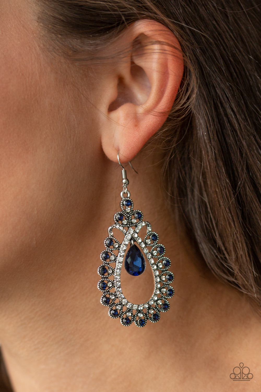 All About Business-Blue Earring