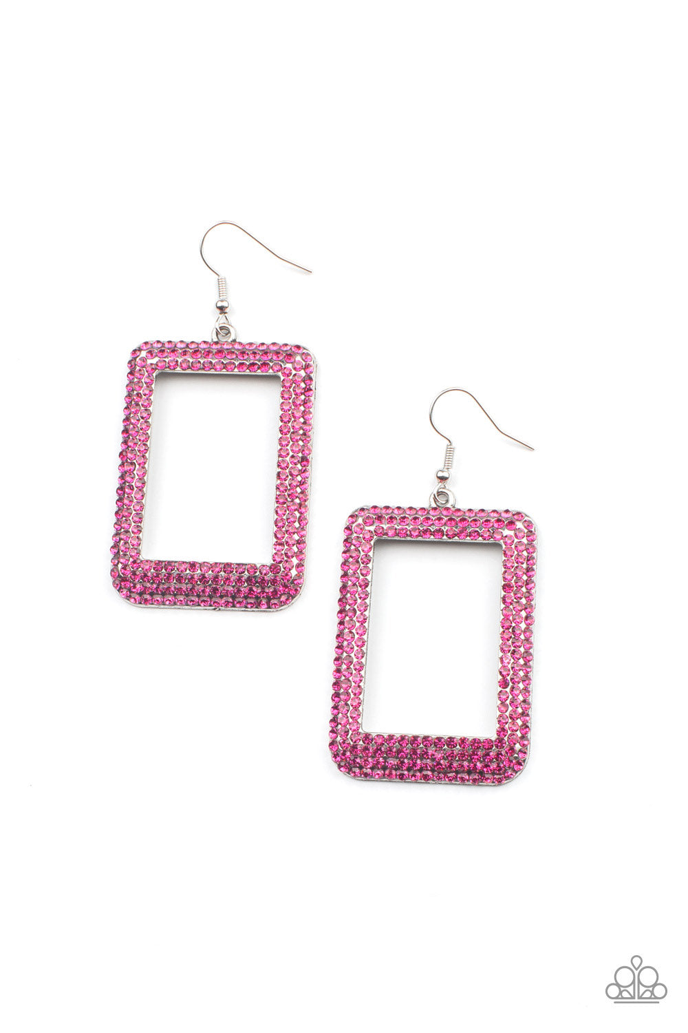 World FRAME-ous - Pink Earring