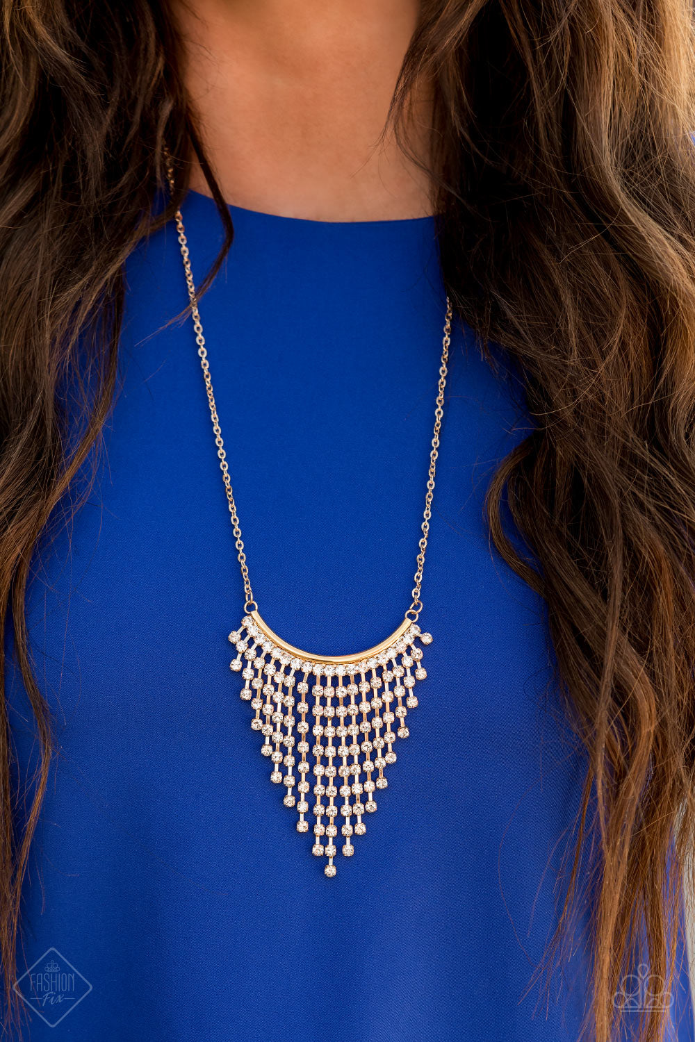 Glitter Bomb-Gold Necklace