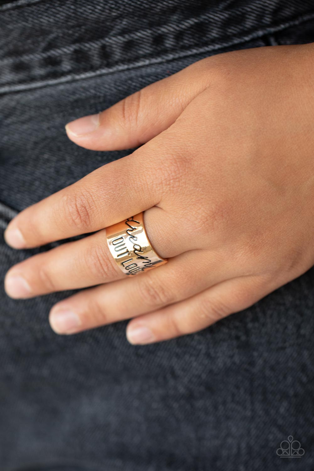 Dream Louder - Gold Ring