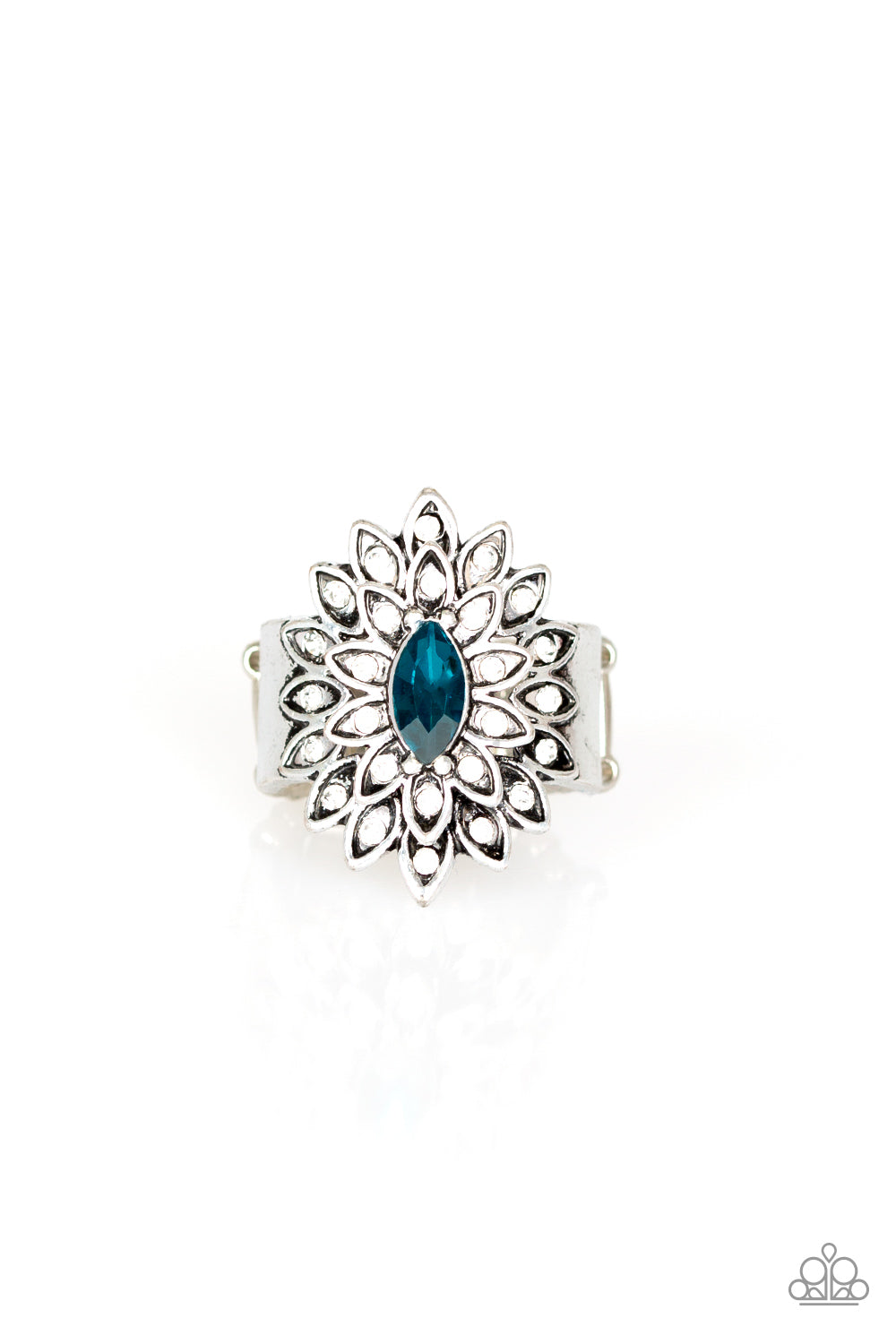 Blooming Fireworks-Blue Ring
