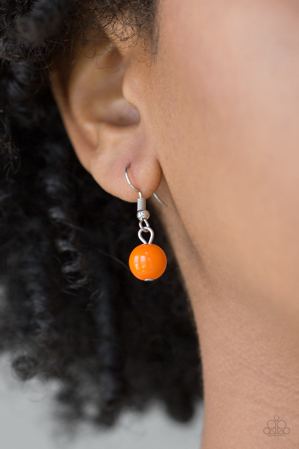 Soar With The Eagle-Orange Necklace