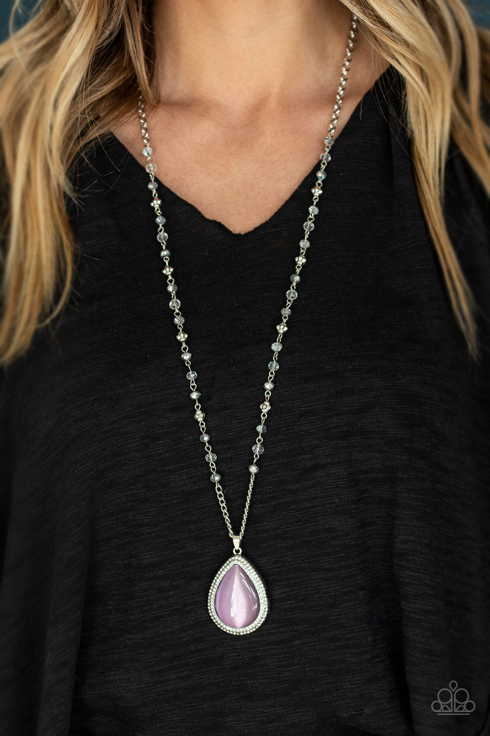 Fashion Flaunt-Purple Necklace