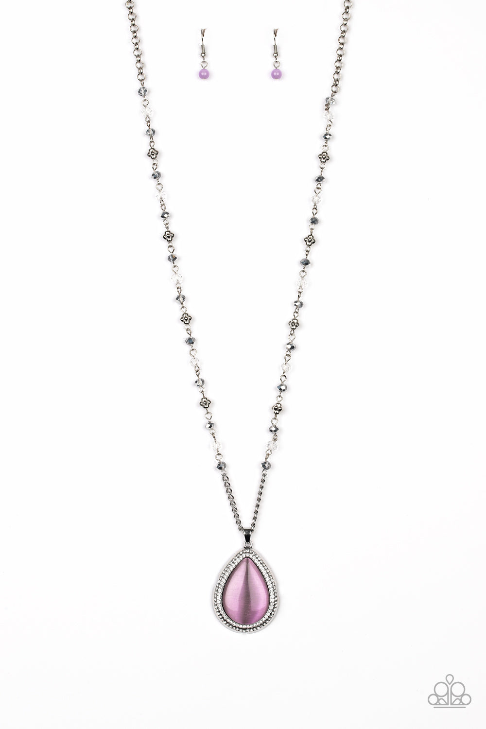 Fashion Flaunt-Purple Necklace