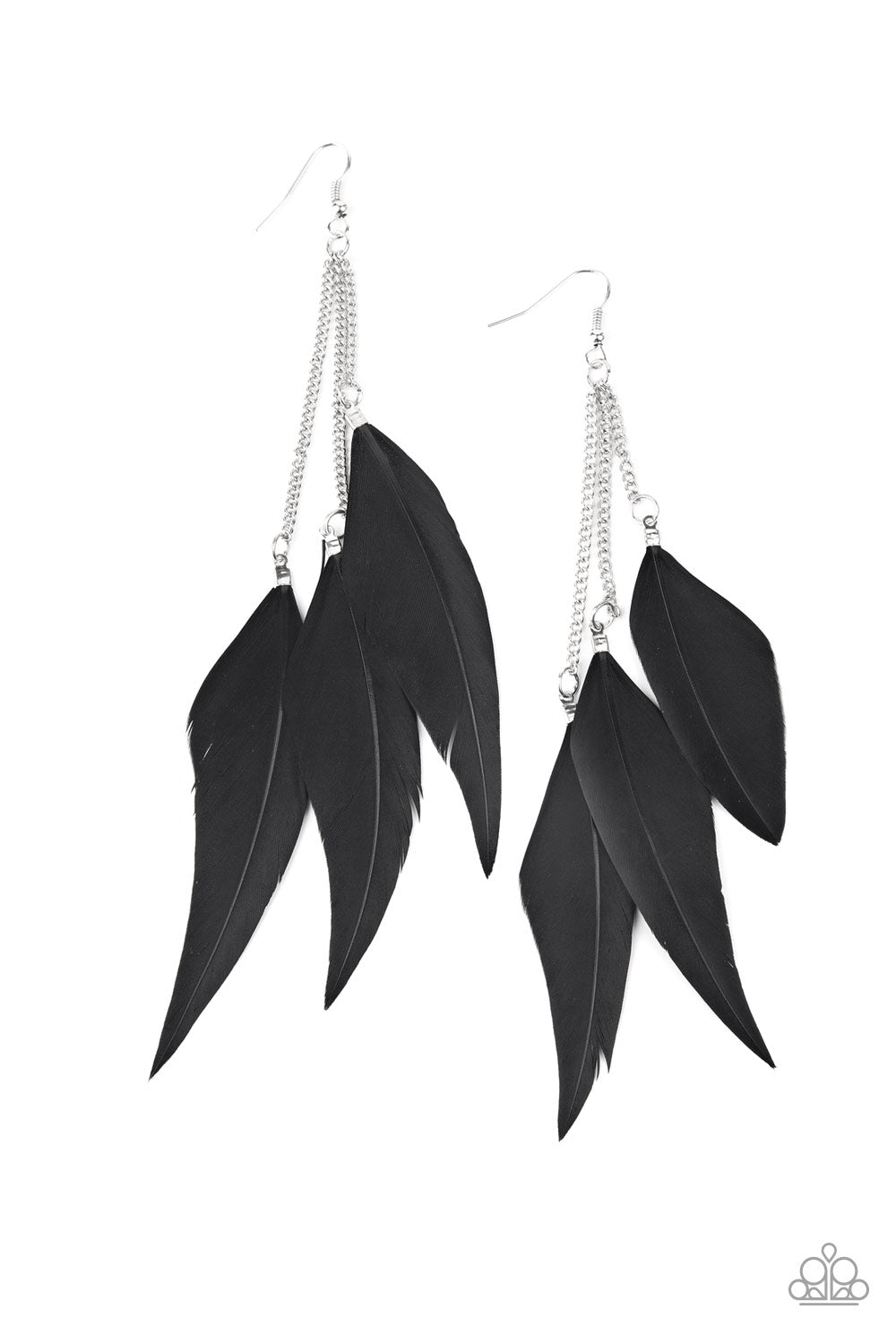 West Side Western-Black Earring