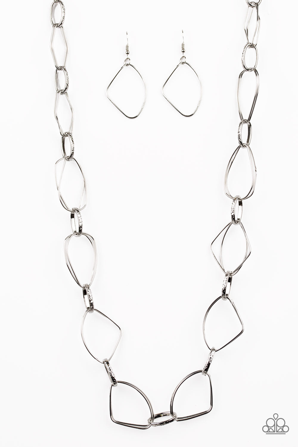 Attitude Adjustment-Silver Necklace
