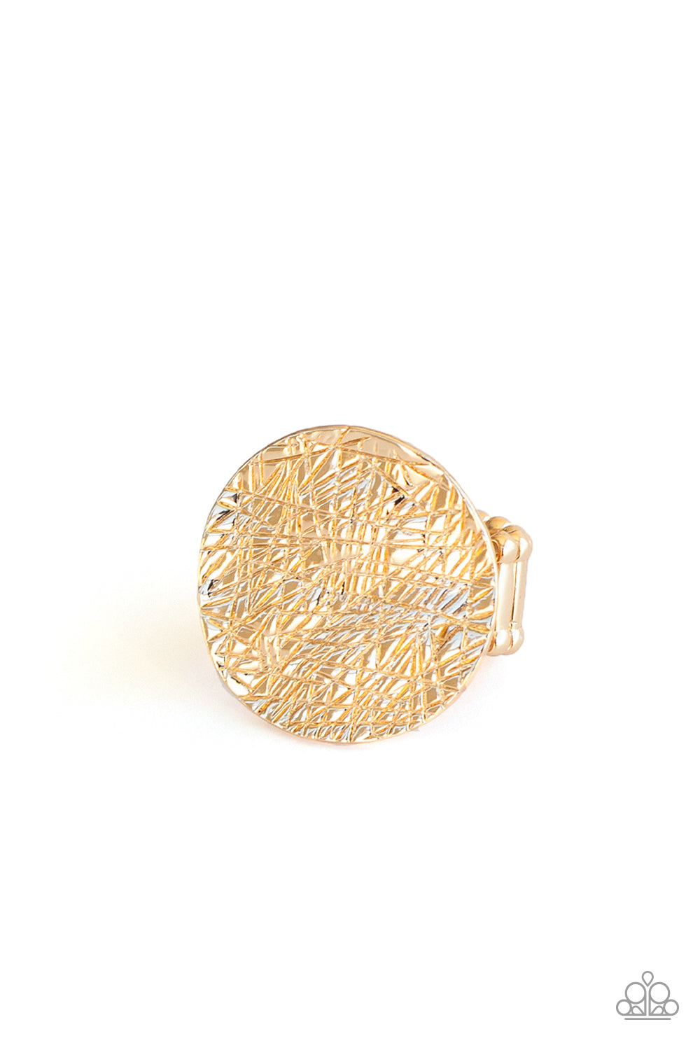 Lined Up-Gold Ring