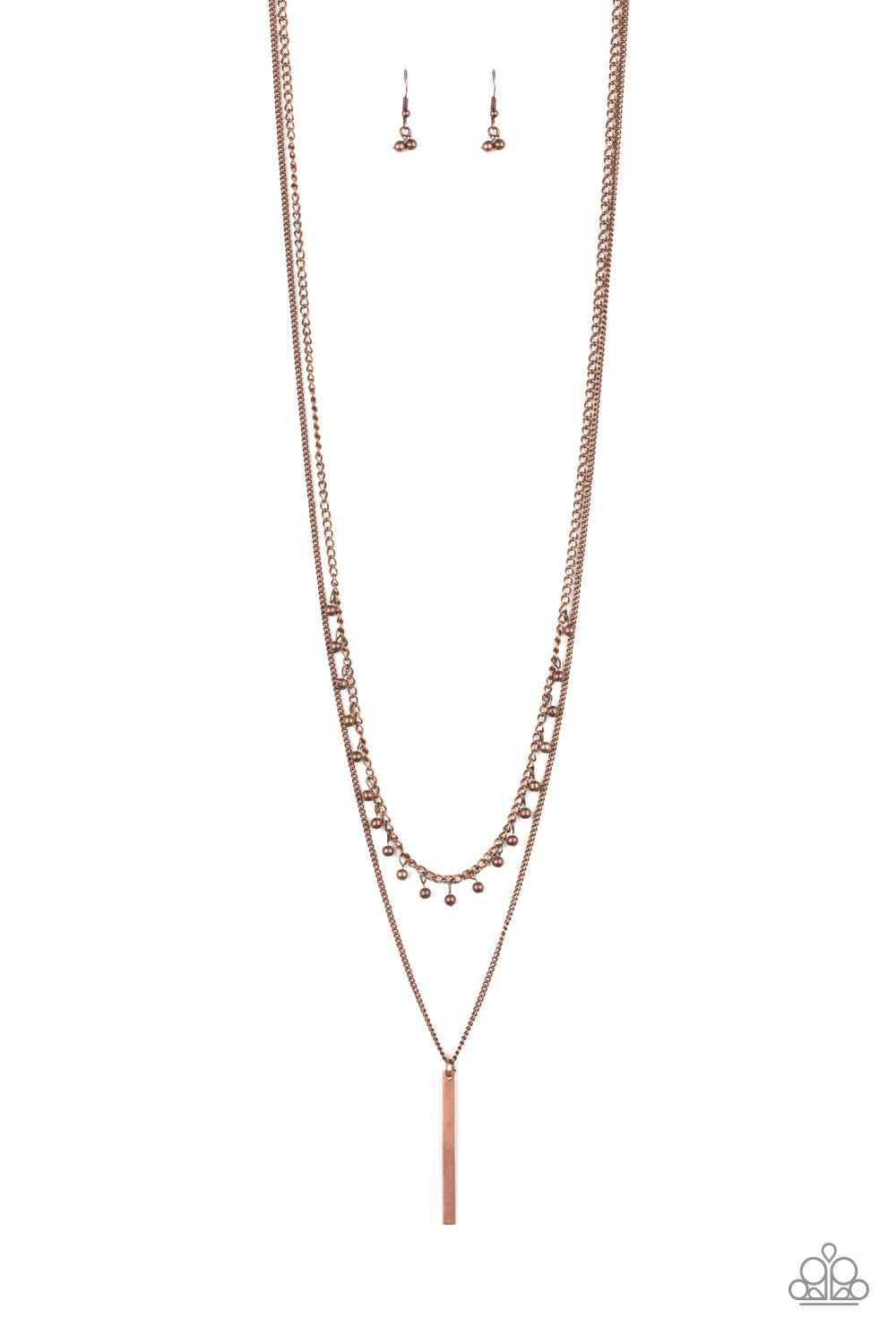 Keep Your Eye On The Pendulum-Copper Necklace