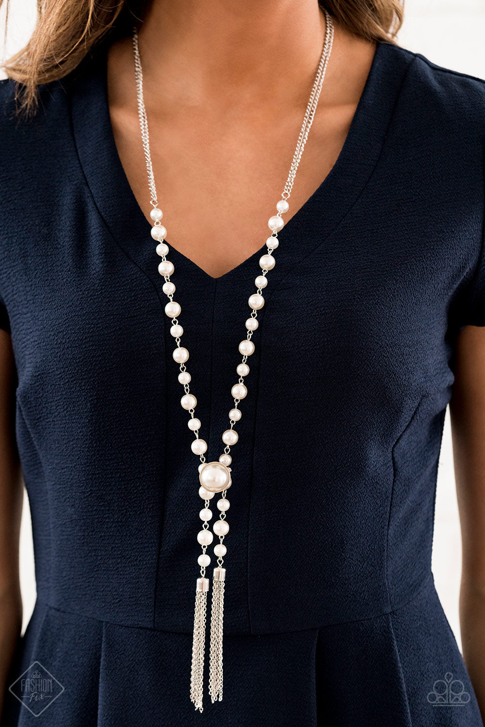 Vintage Diva-White Necklace