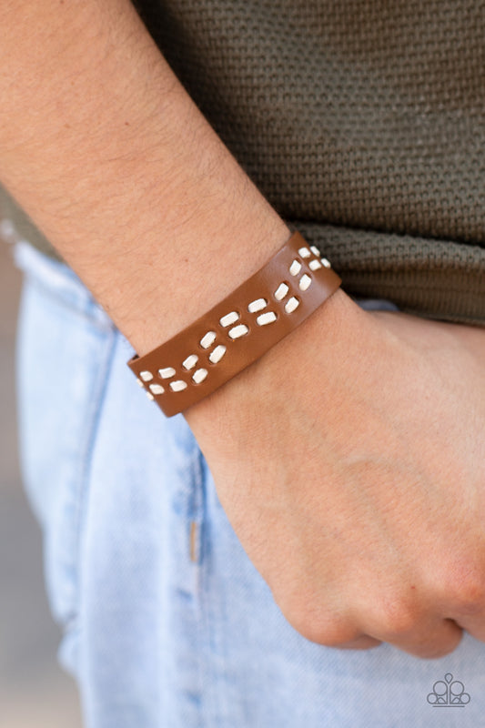 Leather Is My Favorite Color-Brown Urban Bracelet