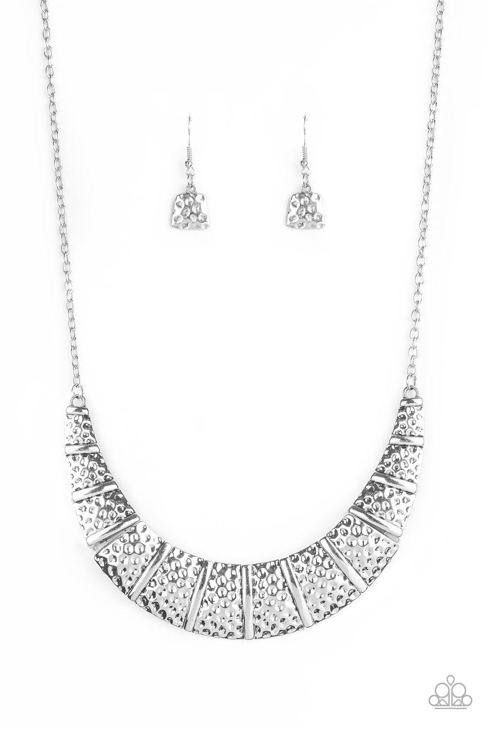 Metallic Mechanics-Silver Necklace