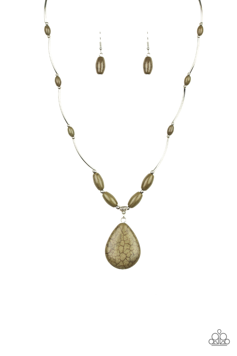 Explore The Elements-Green Necklace