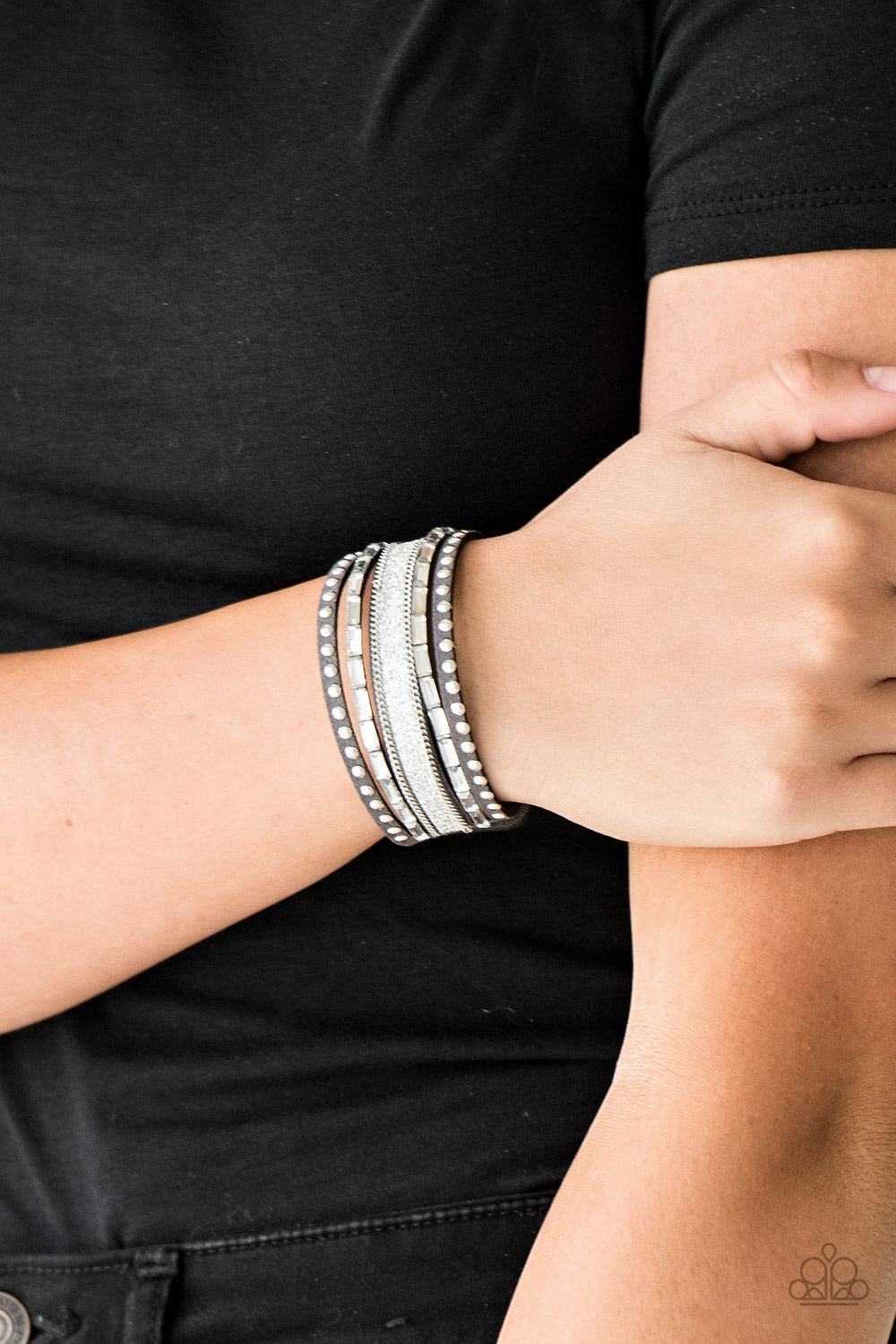 Seize The Sass-Silver Urban Bracelet