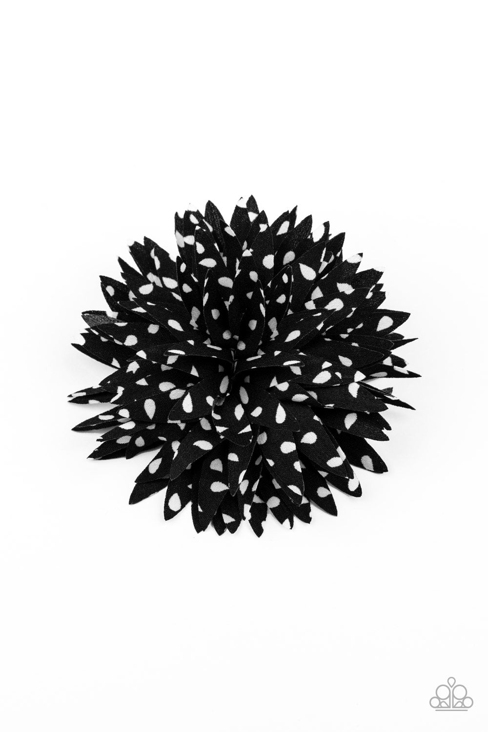 Polka Panache-Black Hair Clip