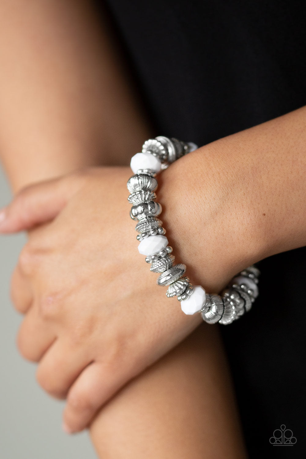 Live Life To The COLOR-fullest White Bracelet