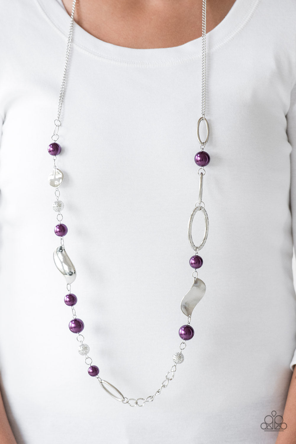 All About Me-Purple Necklace