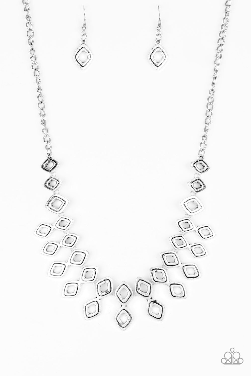 Geocentric-Silver Necklace