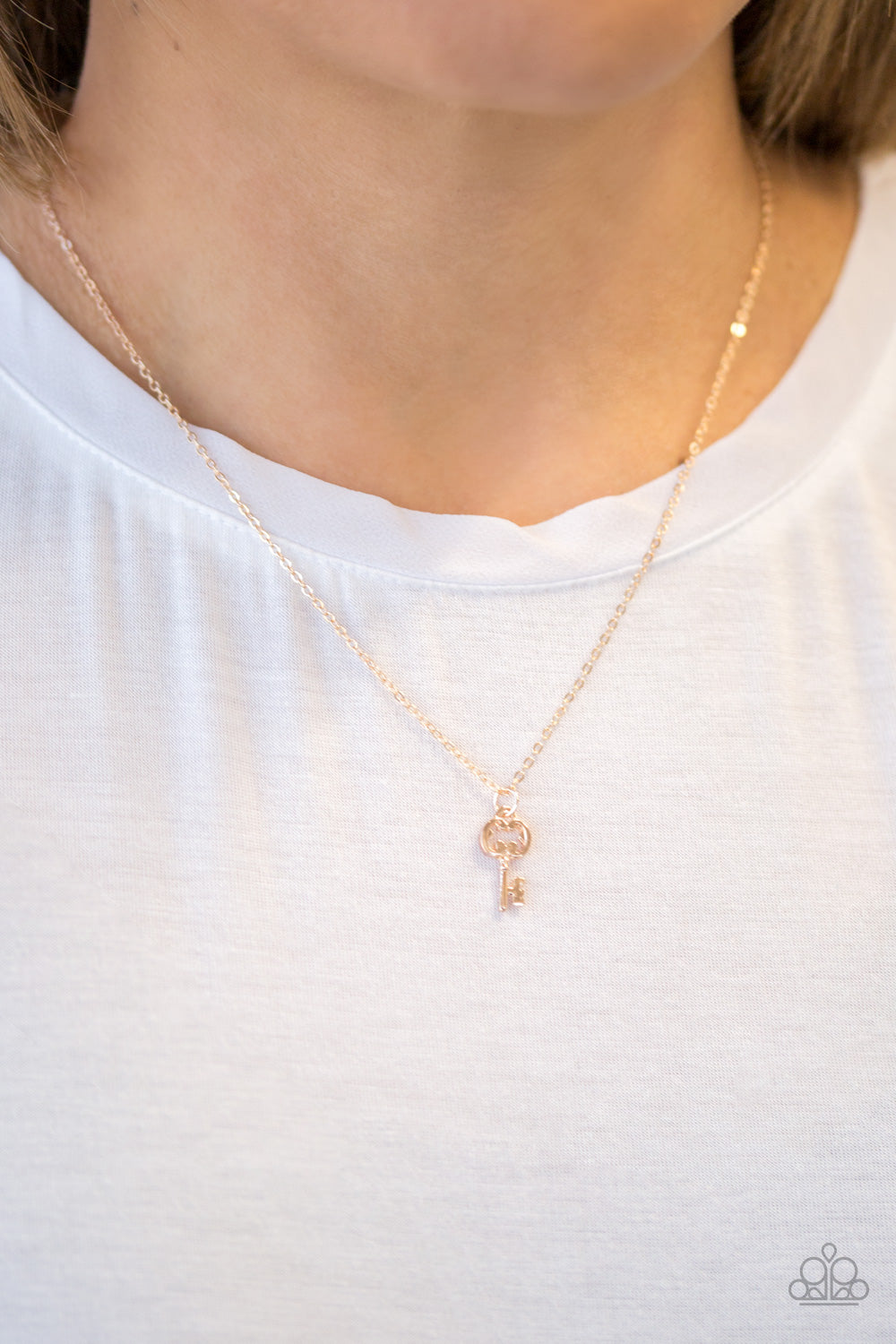 Very Low Key-Gold Necklace