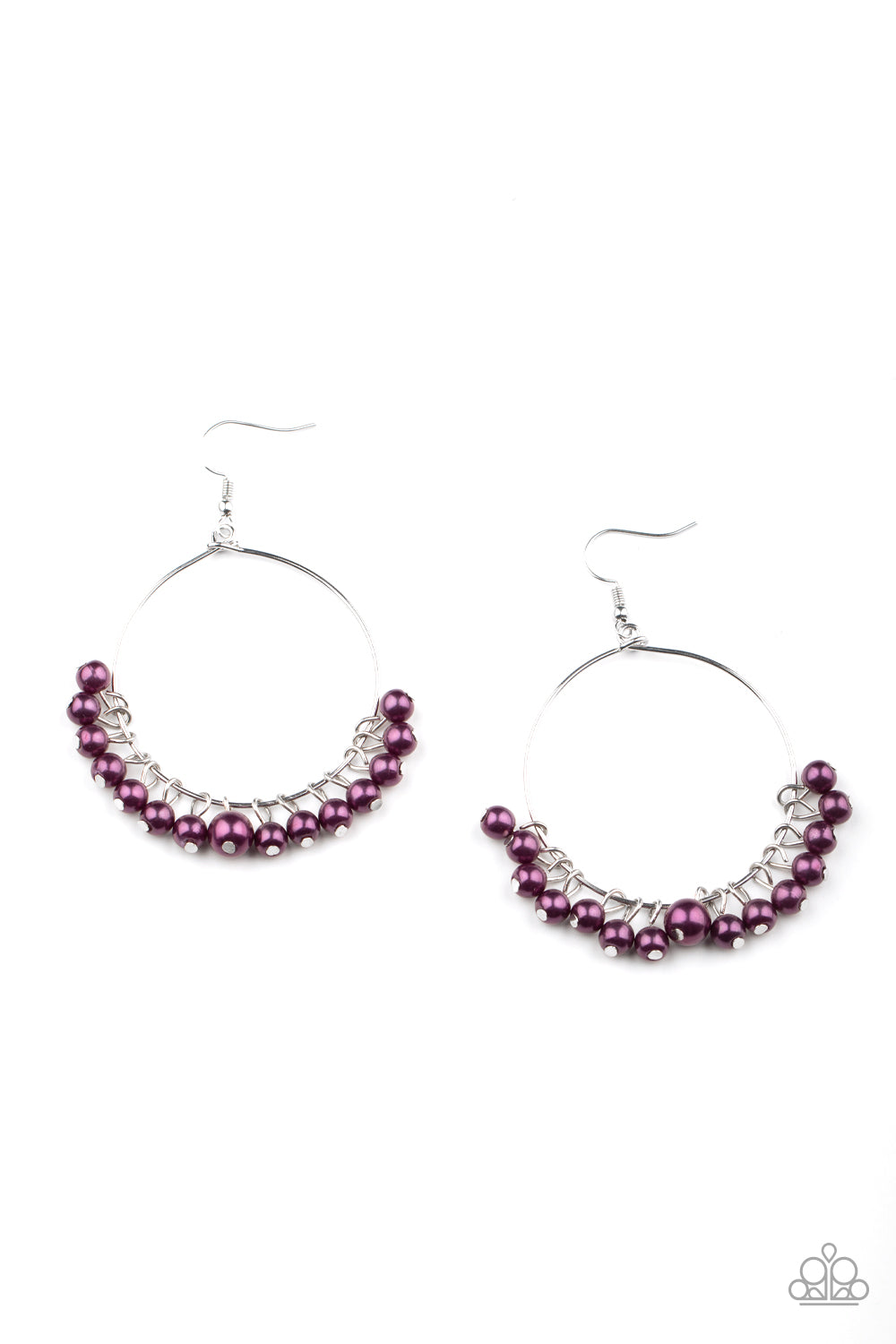 Things Are Lookin UPSCALE-Purple Earring